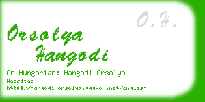 orsolya hangodi business card